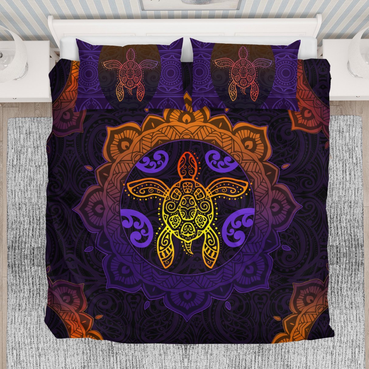 maori-turtle-bedding-set