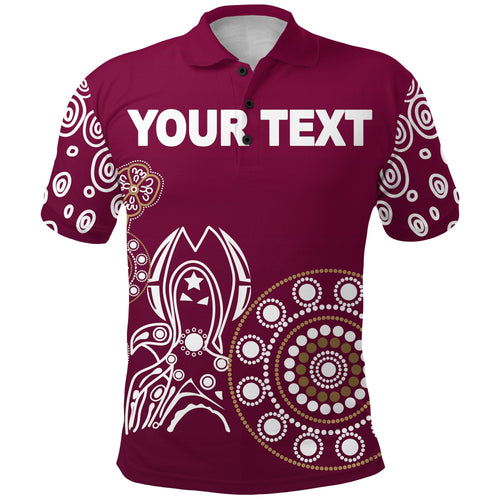 custom-personalised-queensland-polo-shirt-maroons-simple-indigenous