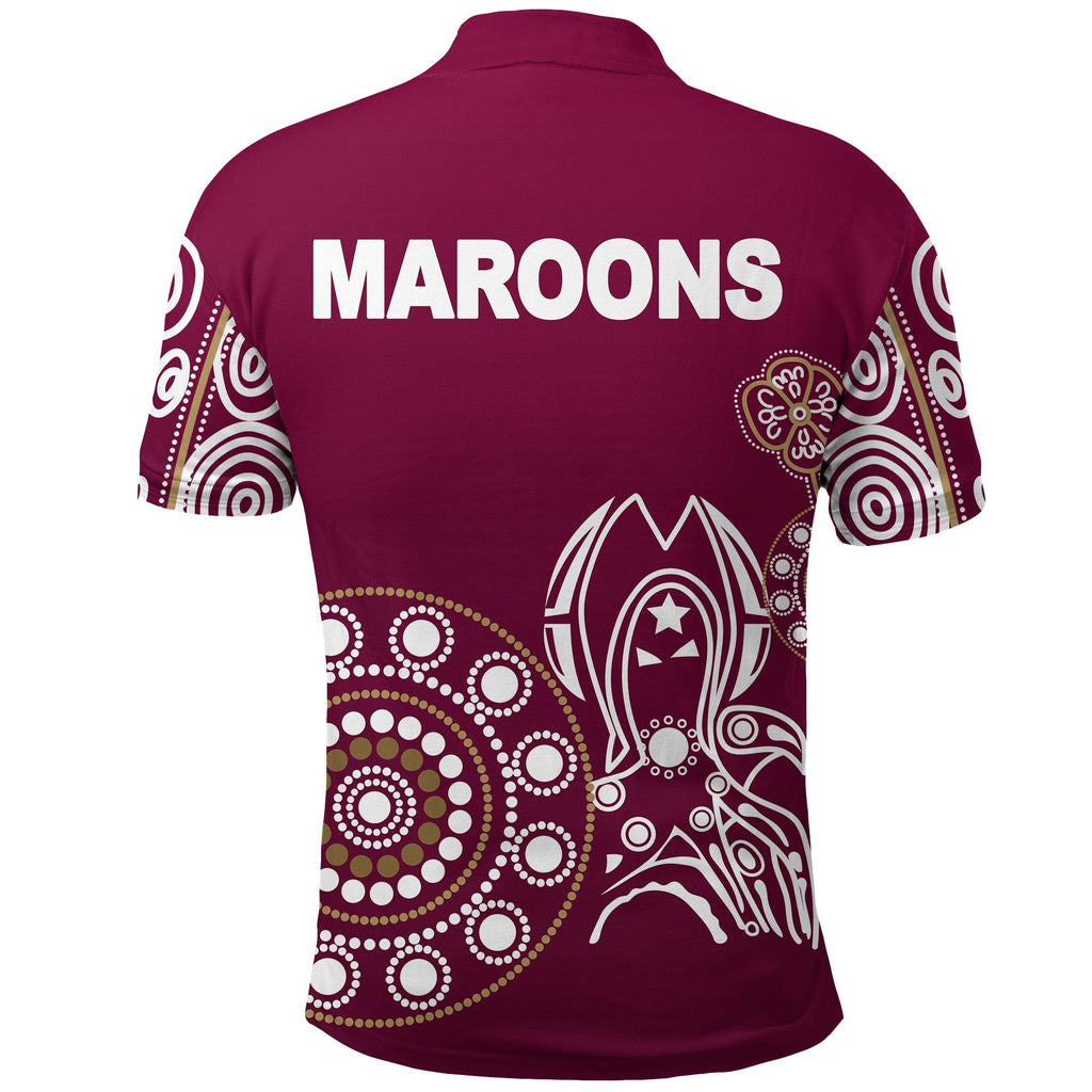 custom-personalised-queensland-polo-shirt-maroons-simple-indigenous
