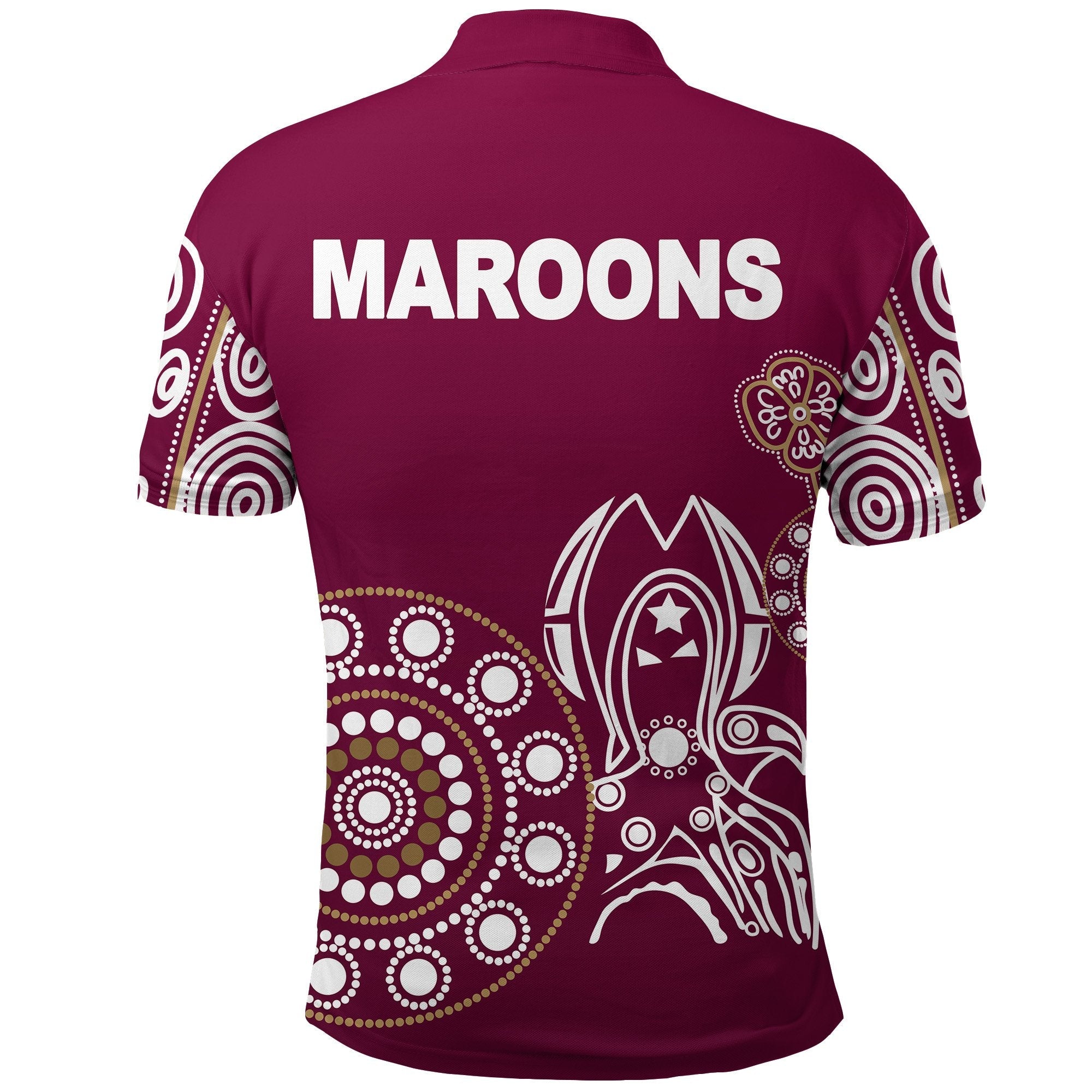 queensland-polo-shirt-maroons-simple-indigenous