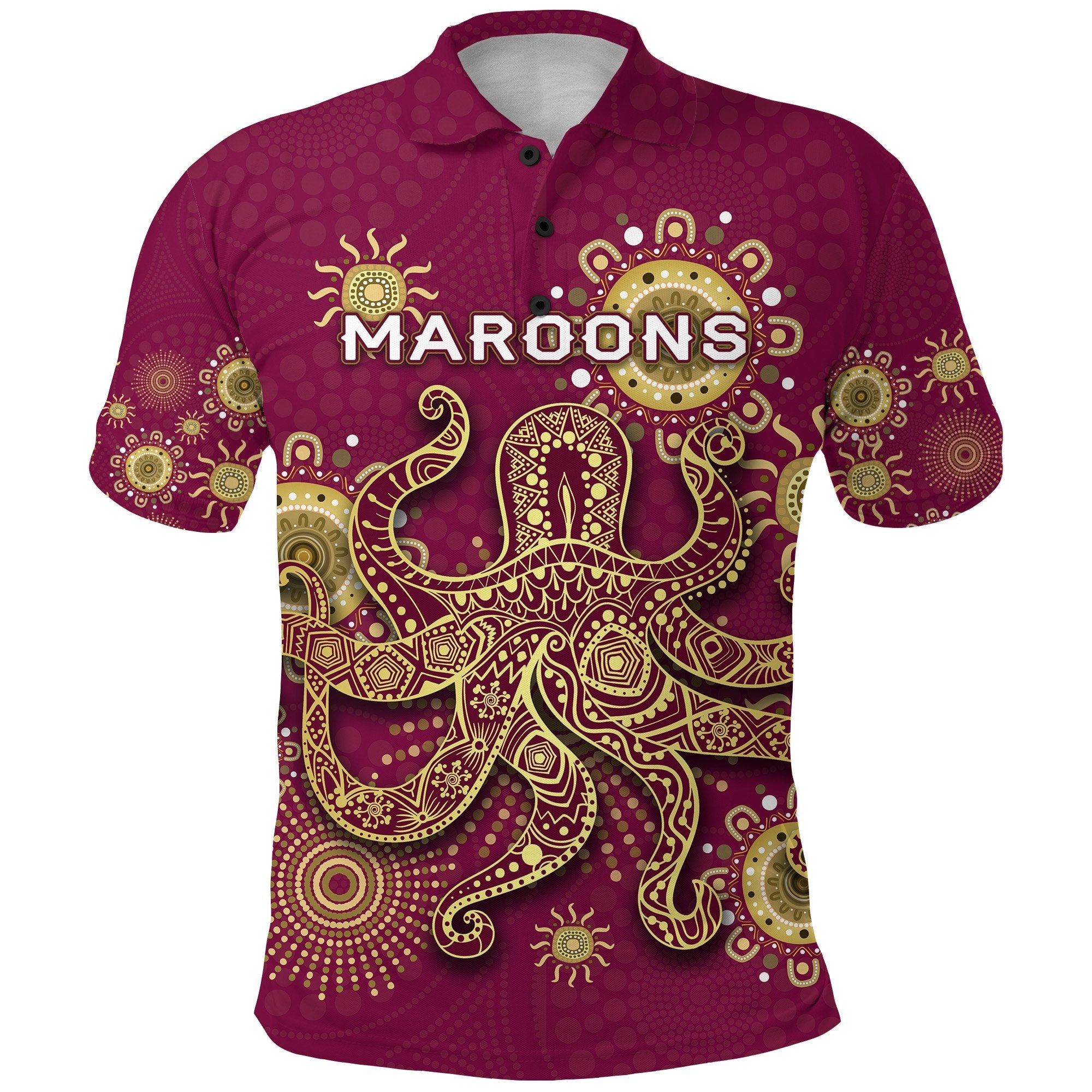 queensland-polo-shirt-maroons-indigenous