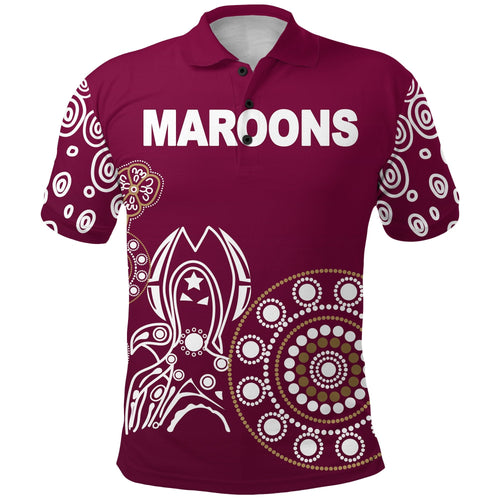 queensland-polo-shirt-maroons-simple-indigenous