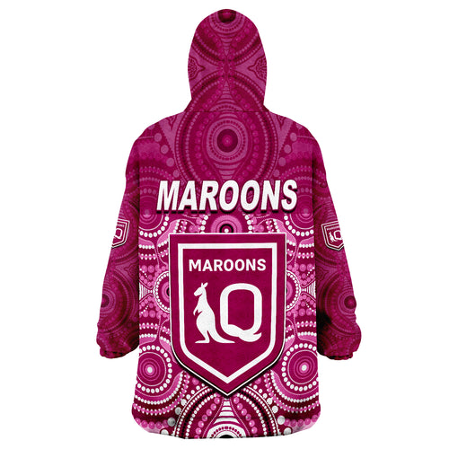 maroons-rugby-aboriginal-queensland-origin-wearable-blanket-hoodie