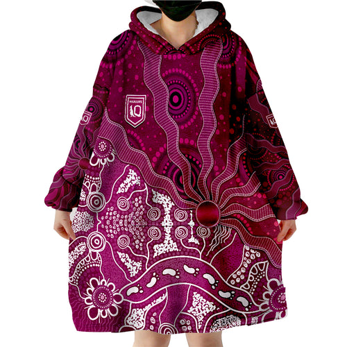 maroons-rugby-fascinated-aboriginal-queenslanders-wearable-blanket-hoodie