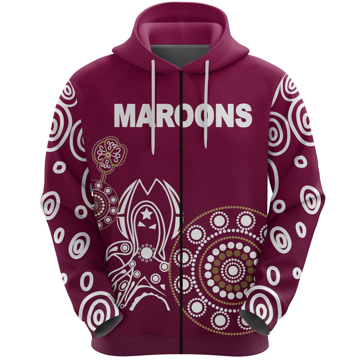 queensland-zip-hoodie-maroons-simple-indigenous