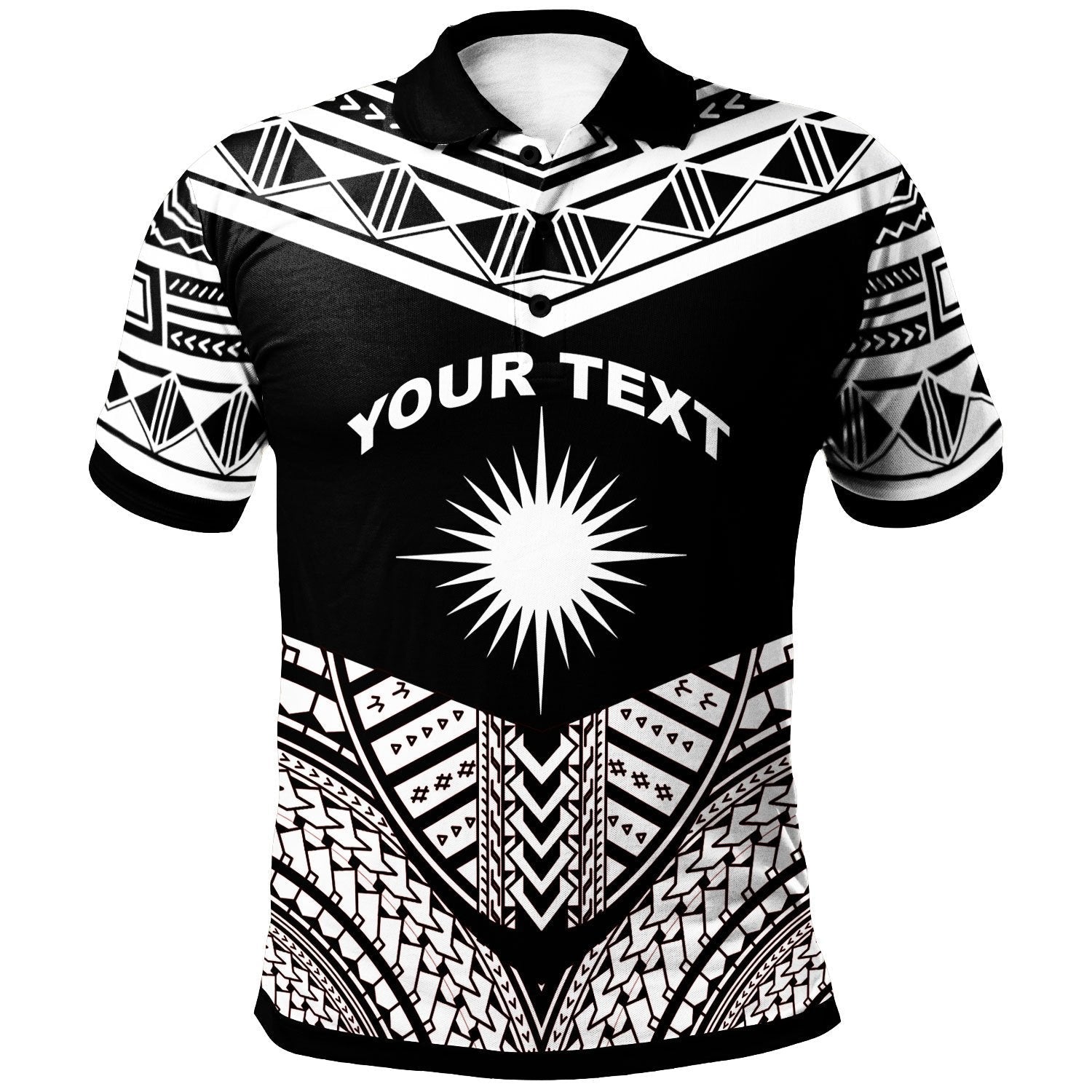marshall-island-custom-personalised-polo-shirt-tribal-pattern-cool-style-white-color