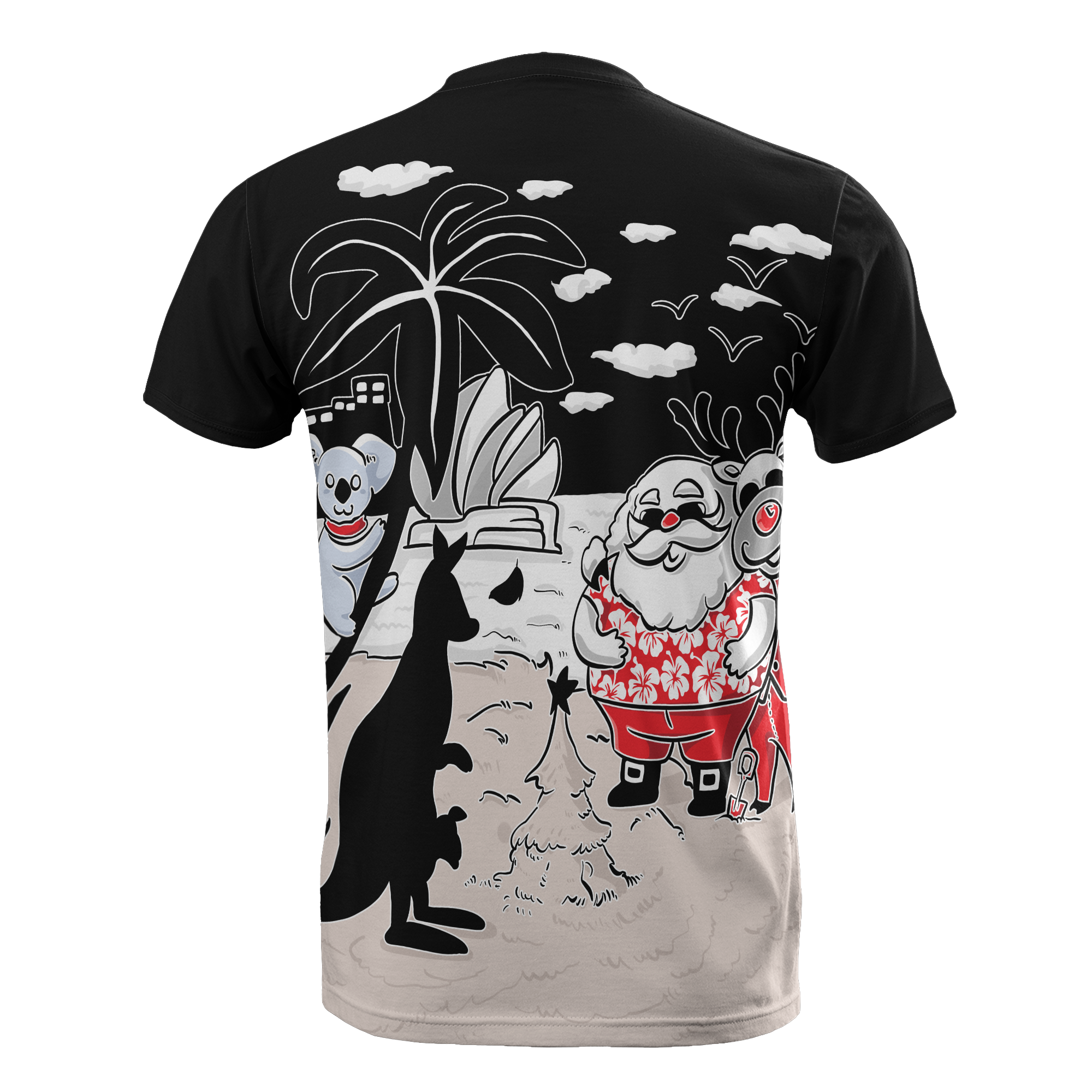 christmas-t-shirt-santa-claus-t-shirt-kangaroo-ver03-unisex