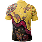 aboriginal-polo-shirt-indigenous-animals-life-art