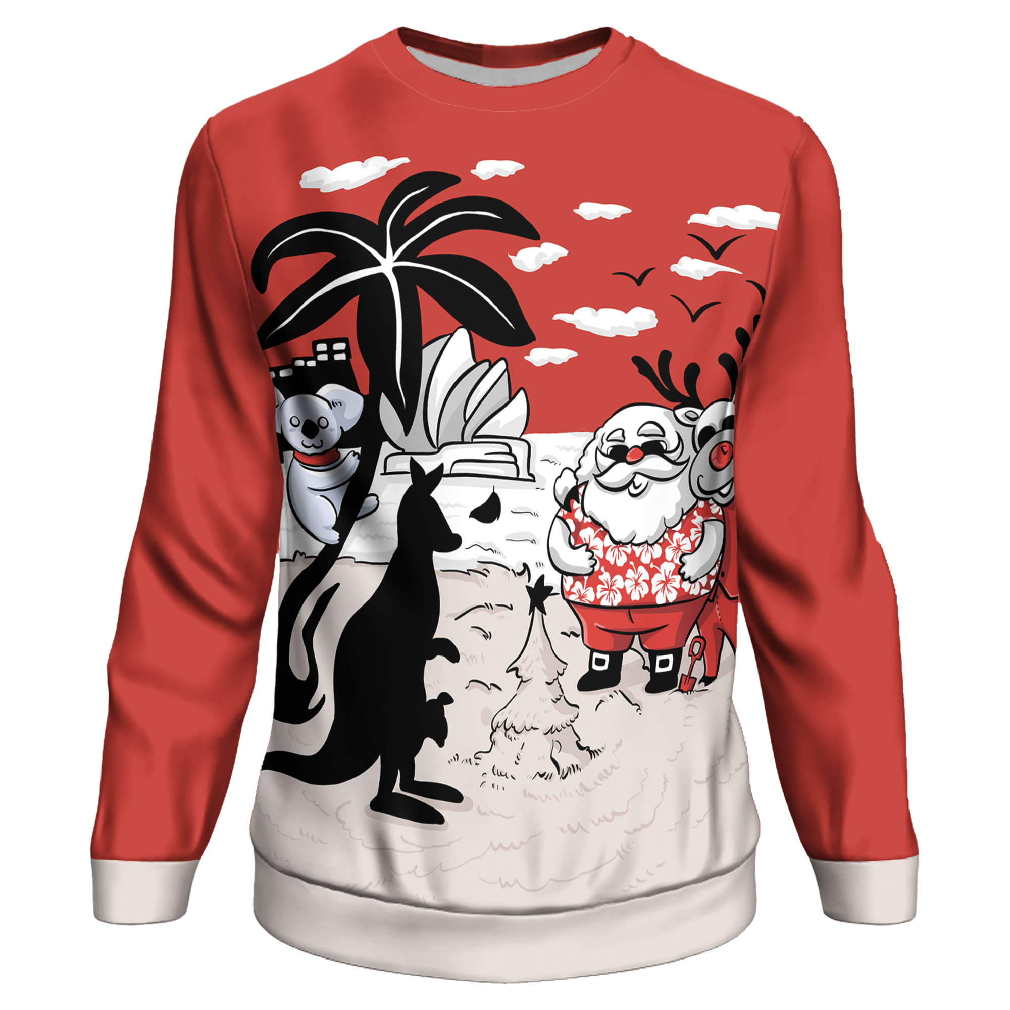 christmas-sweatshirt-sydney-opera-santa-clause-kangaroo-ver02