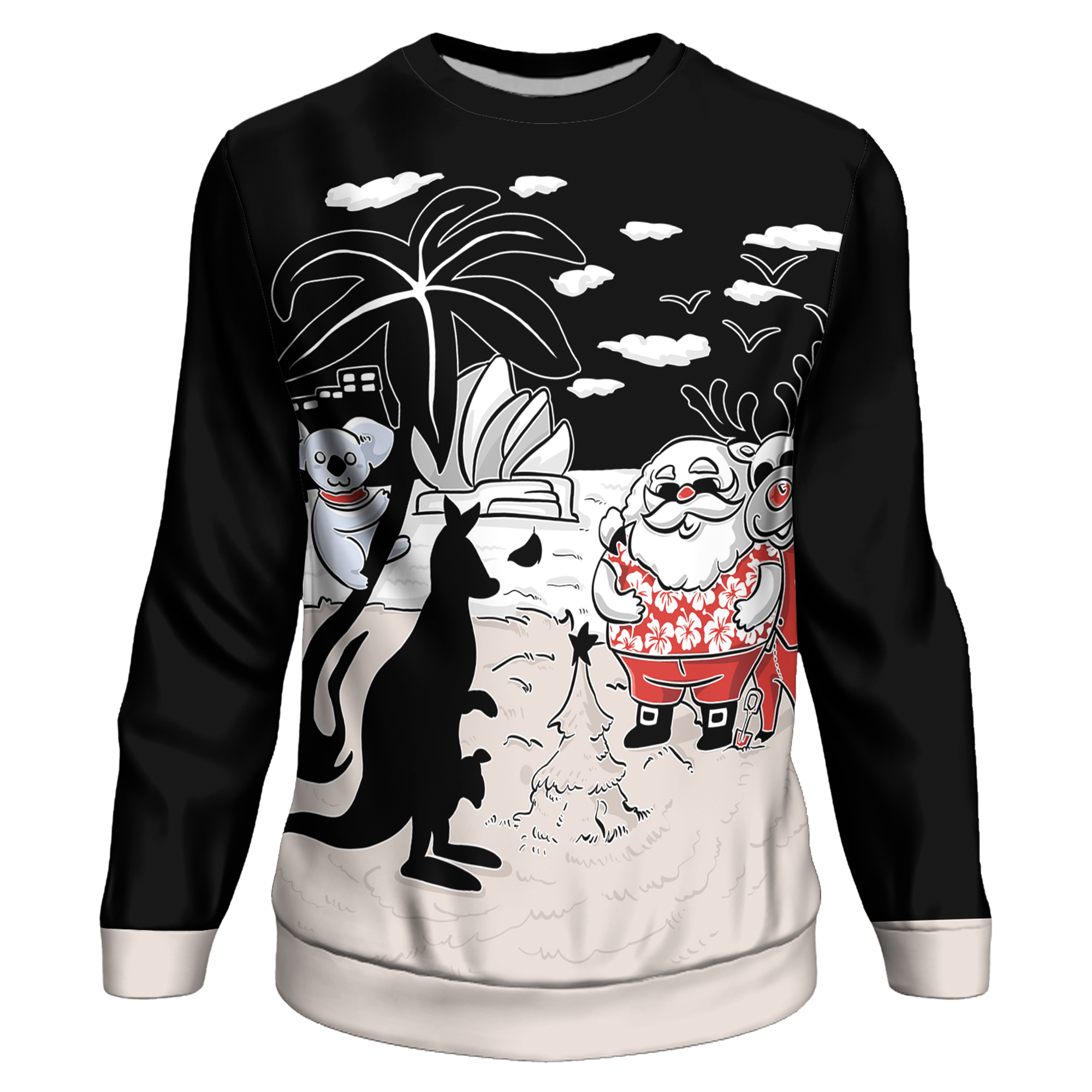christmas-sweatshirt-sydney-opera-santa-clause-kangaroo-ver03