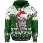 aboriginal-christmas-2022-koala-hoodie-green-style