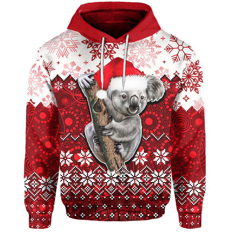 aboriginal-christmas-2022-koala-hoodie-red-style