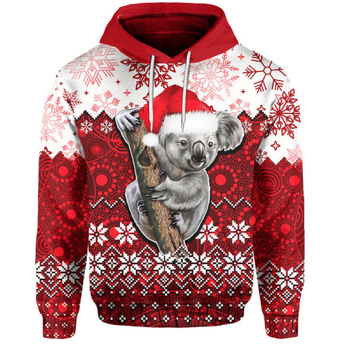 aboriginal-christmas-2022-koala-hoodie-red-style