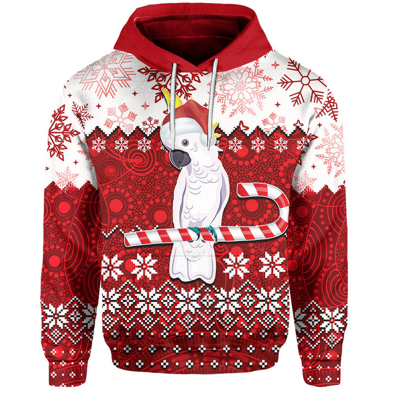 aboriginal-christmas-2022-cockatoo-hoodie-red-style