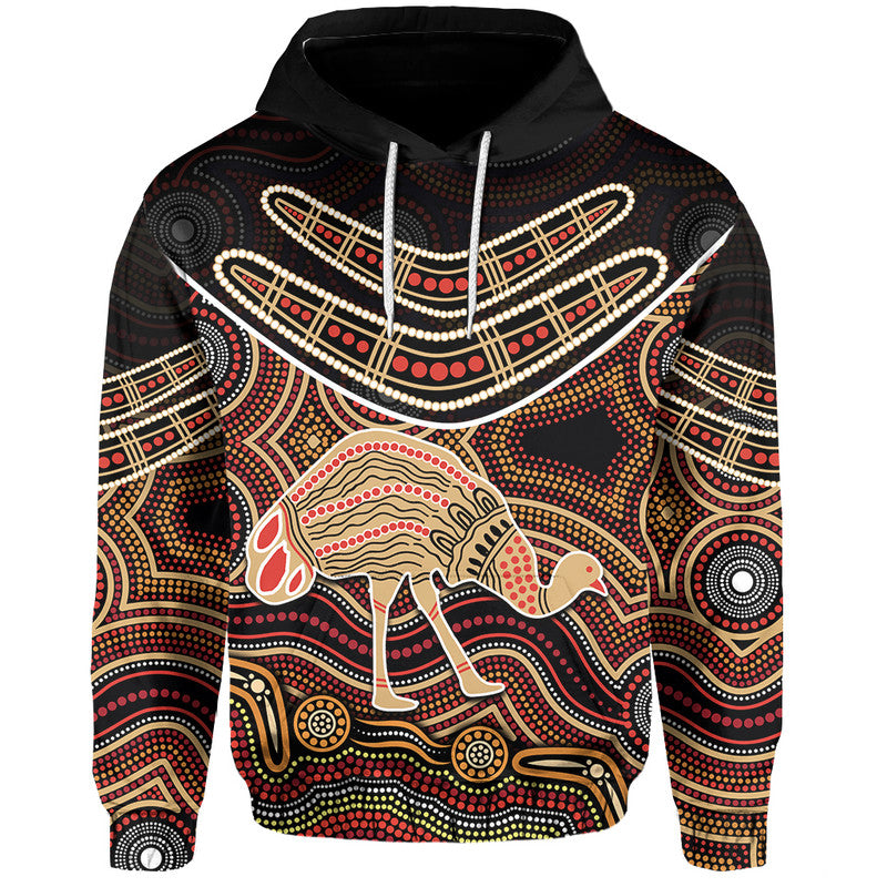 custom-personalised-emu-aboriginal-boomerang-hoodie-no2