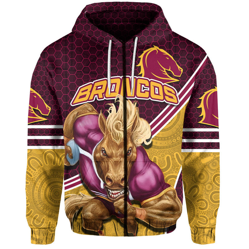 custom-personalised-broncos-rugby-hoodie-mix-aboriginal-simple