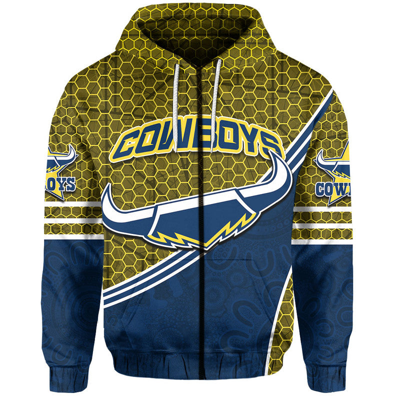 custom-personalised-cowboys-rugby-hoodie-mix-aboriginal-simple