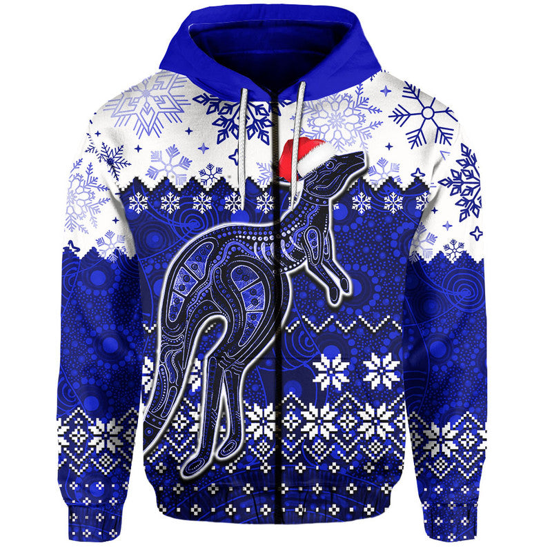 aboriginal-christmas-2022-kangaroo-hoodie-blue-style
