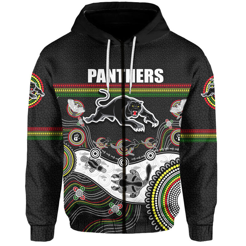 custom-personalised-panthers-rugby-hoodie-aboriginal-2023-black-style