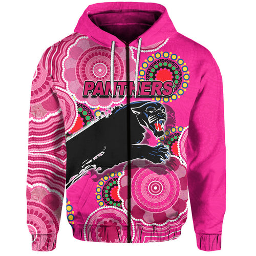 custom-personalised-panthers-rugby-aboriginal-vibe-hoodie-pink