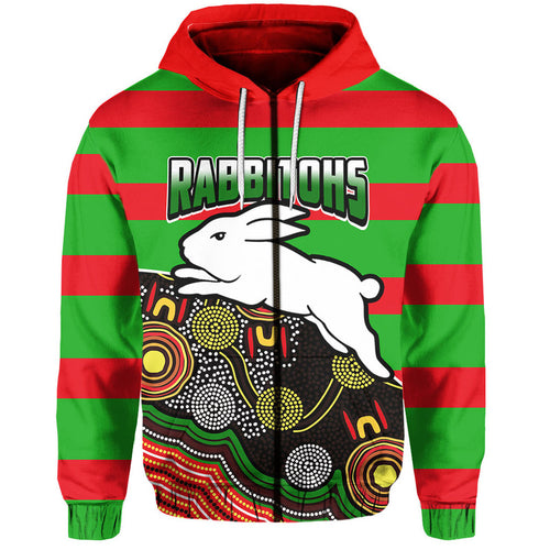 custom-personalised-rabbitohs-rugby-hoodie-aboriginal-basic-style