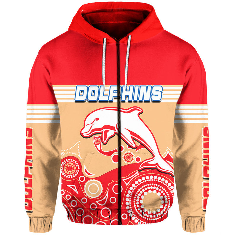 custom-personalised-dolphins-rugby-hoodie-aboriginal-simple