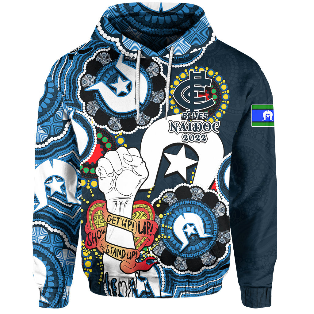 custom-personalised-blues-australian-football-hoodie-naidoc-week-2022-lets-fight-together
