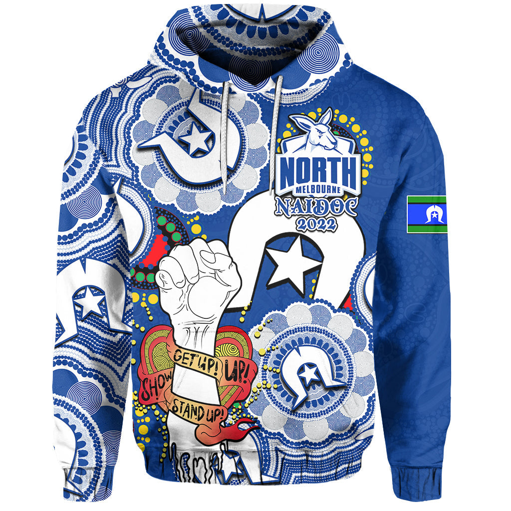 custom-personalised-kangaroos-australian-football-hoodie-naidoc-week-2022-lets-fight-together