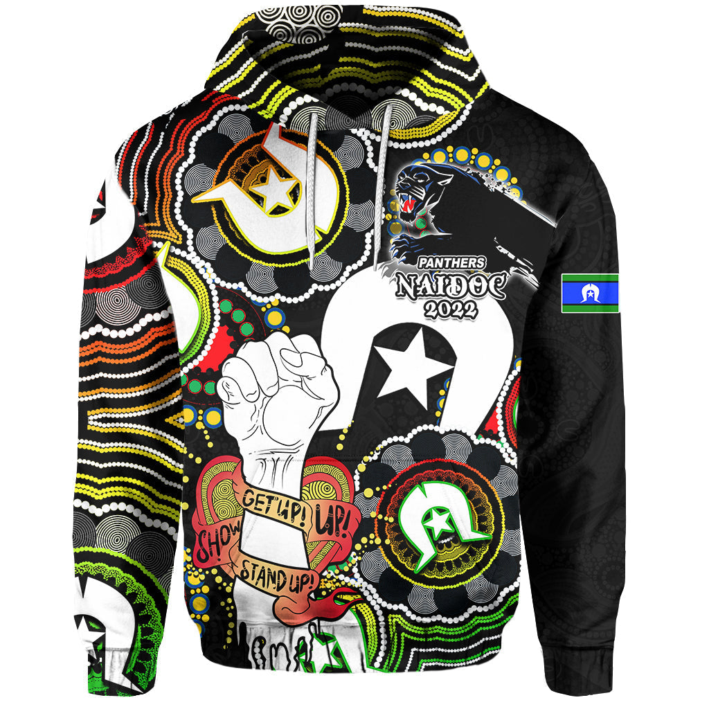 custom-personalised-panthers-rugby-naidoc-week-2022-hoodie-lets-fight-together