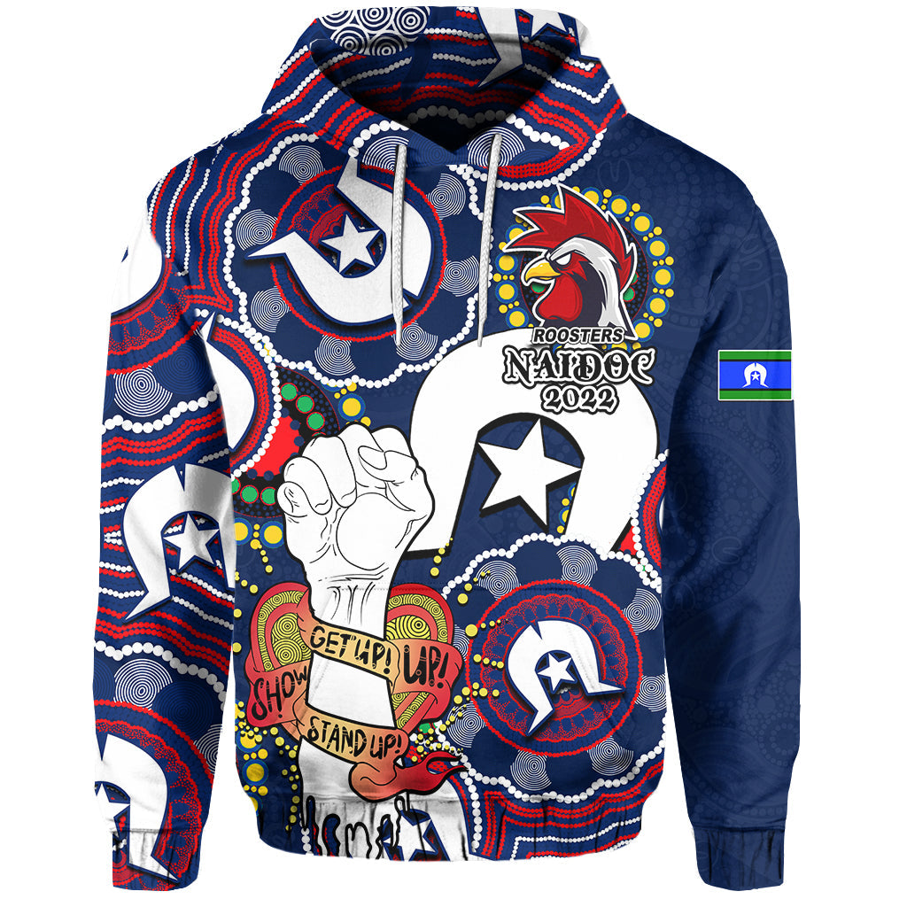 custom-personalised-roosters-rugby-naidoc-week-2022-hoodie-lets-fight-together