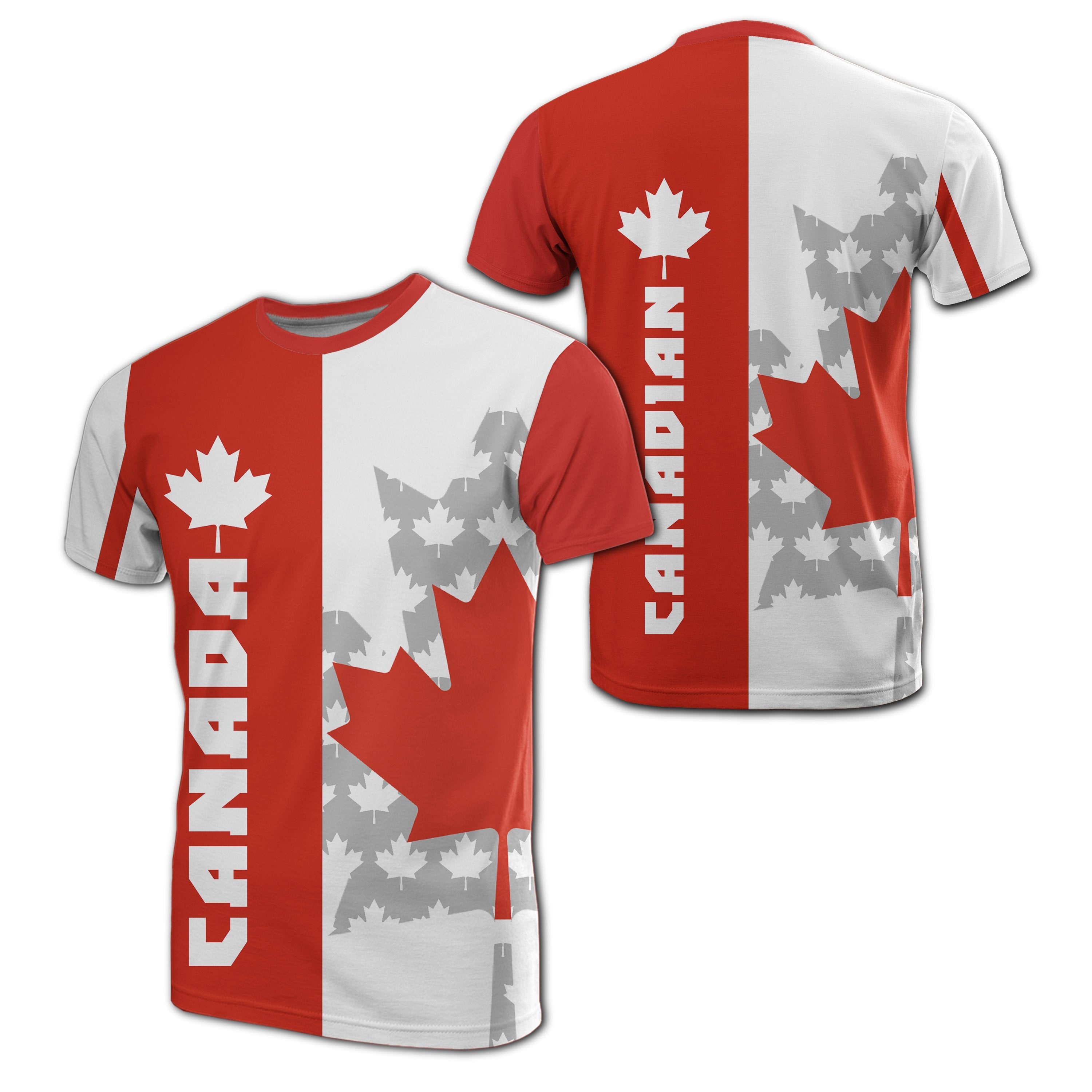 canada-maple-leaf-t-shirt-split-style
