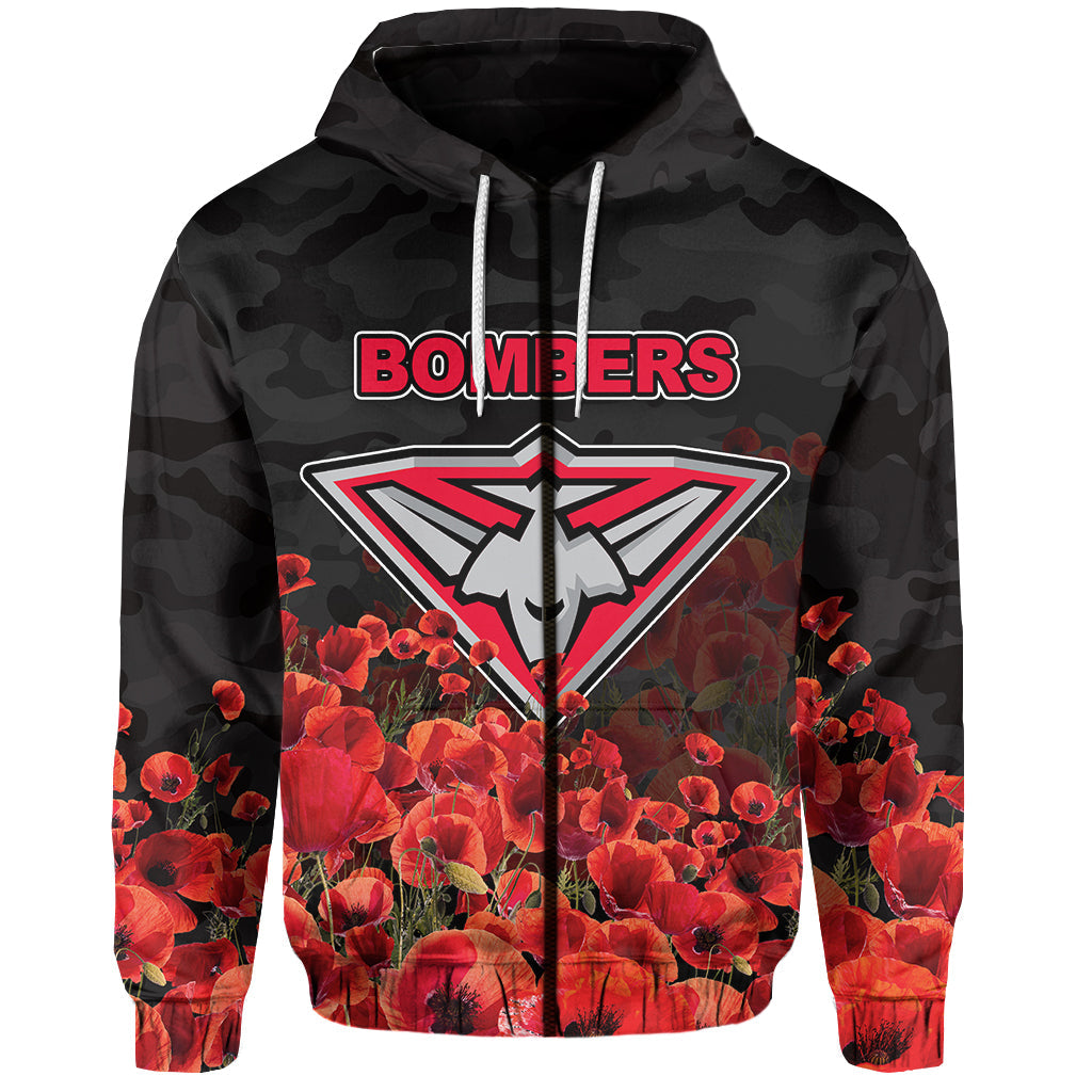 anzac-day-essendon-bombers-hoodie-poppy-flowers-with-army-patterns