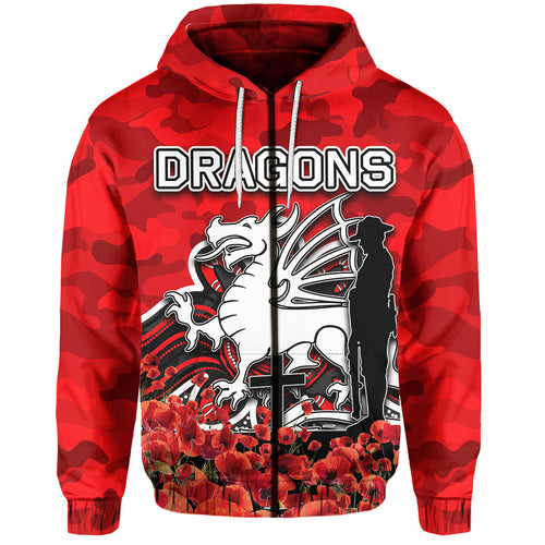 st-george-dragons-hoodie-anzac-day-poppy-flowers-with-army-patterns