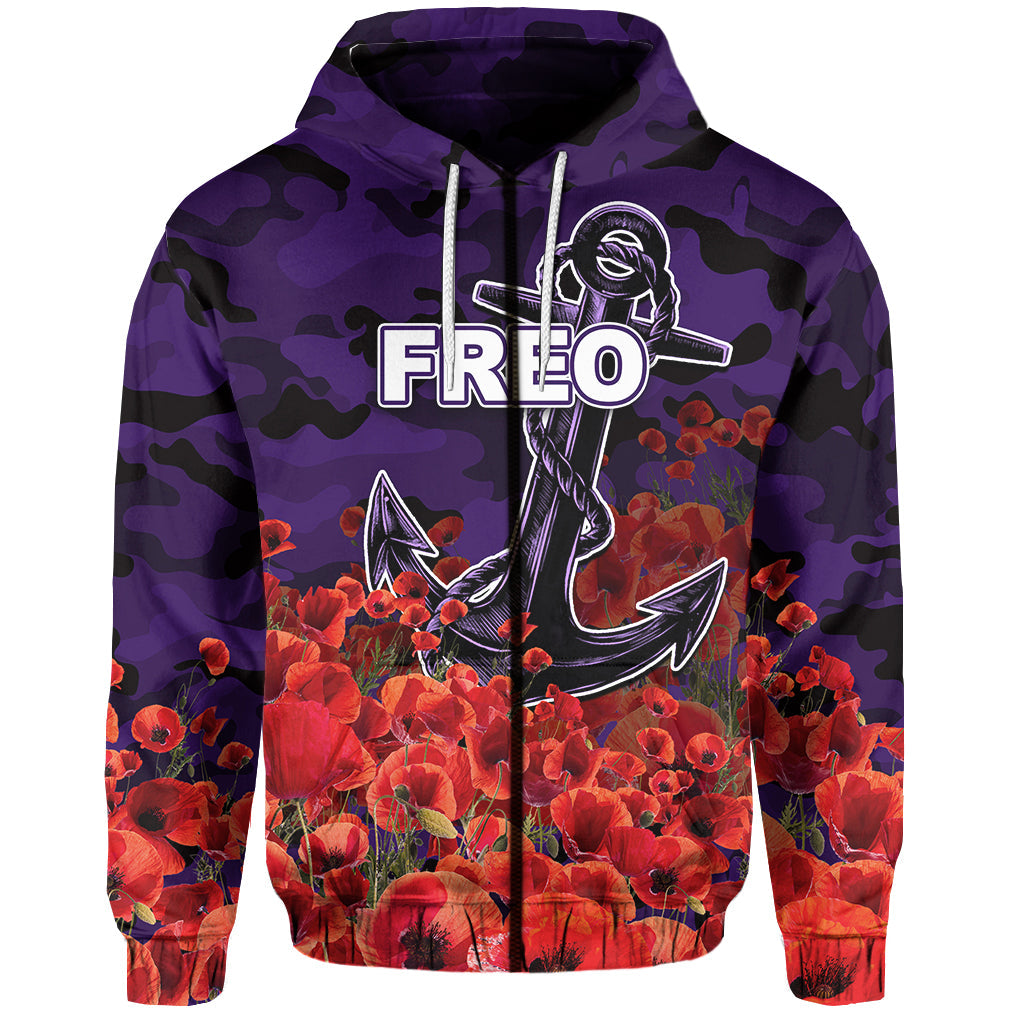 anzac-day-freo-hoodie-poppy-flowers-with-army-patterns