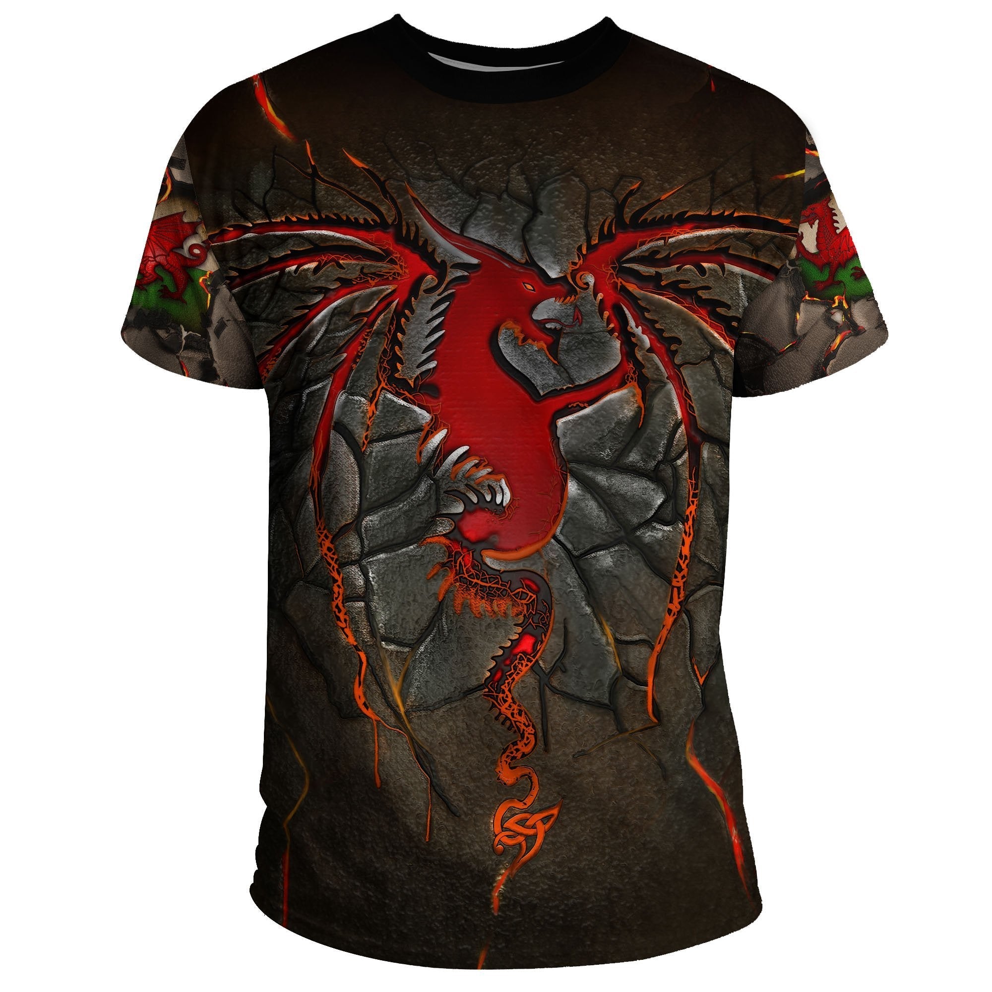 wales-t-shirts-welsh-dragon-lava-style