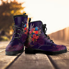 leather-boots-kookaburra-shoes-waratah-flower-unisex
