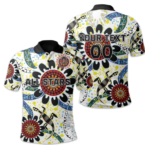 custom-personalised-australia-indigenous-rugby-polo-shirt-all-stars-sporty-style-white-custom-text-and-number