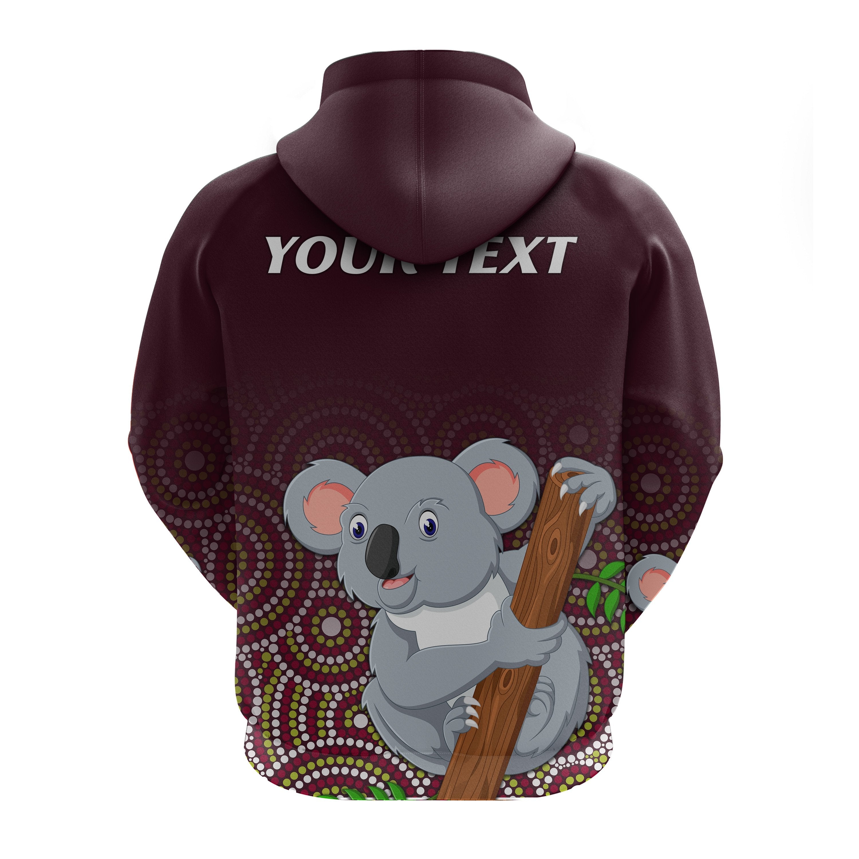 custom-personalised-reds-indigenous-rugby-zip-hoodie-koala