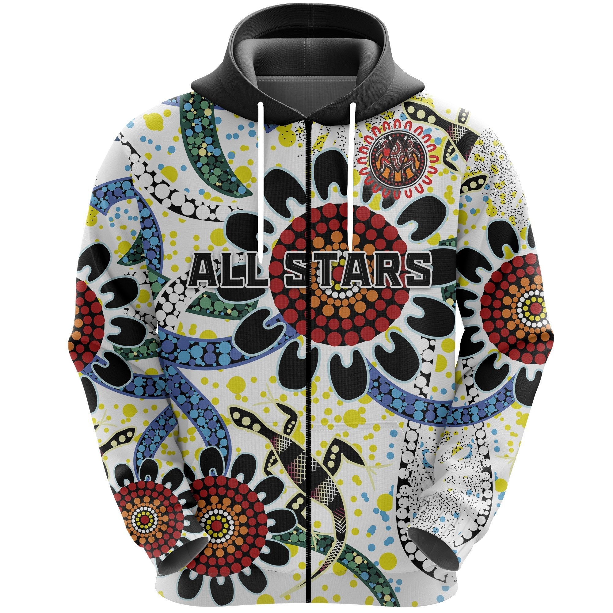 custom-personalised-australia-indigenous-rugby-zip-hoodie-all-stars-sporty-style-white-custom-text-and-number