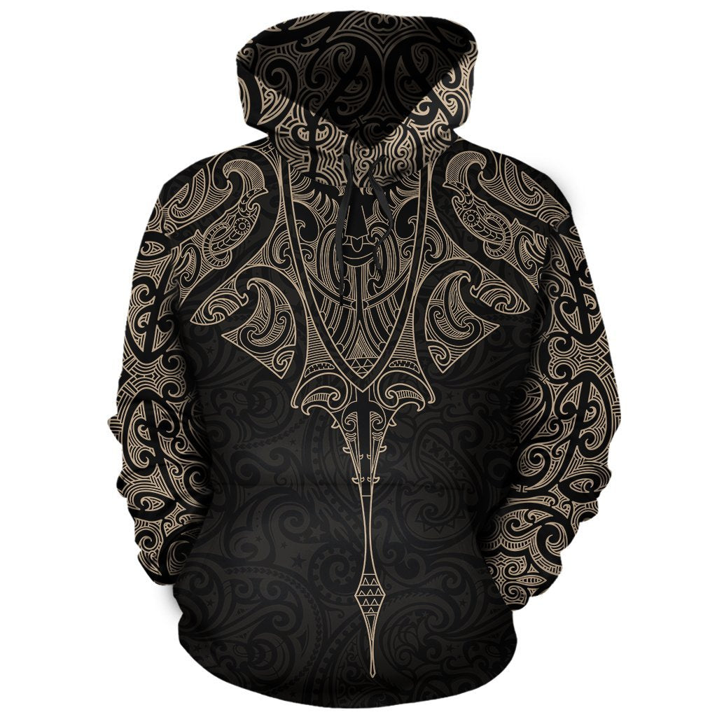 new-zealand-hoodie-manta-maori-ta-moko-gold