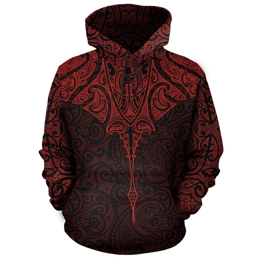 new-zealand-hoodie-manta-maori-ta-moko-red