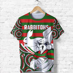 rabbitohs-indigenous-rugby-cartoon-t-shirt