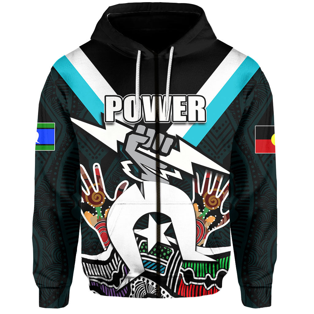 custom-personalised-naidoc-port-adelaide-zip-hoodie-torres-strait-islanders