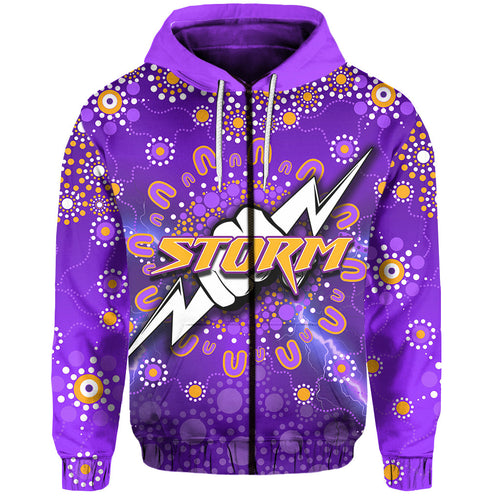 custom-personalised-melbourne-storm-zip-hoodie-aboriginal-dot