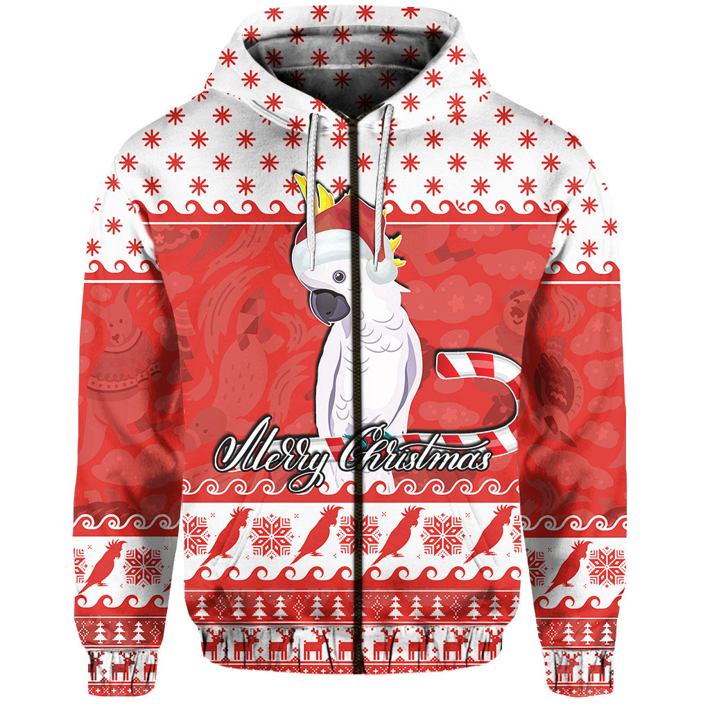 cockatoo-zip-hoodie-christmas-australia-red-style