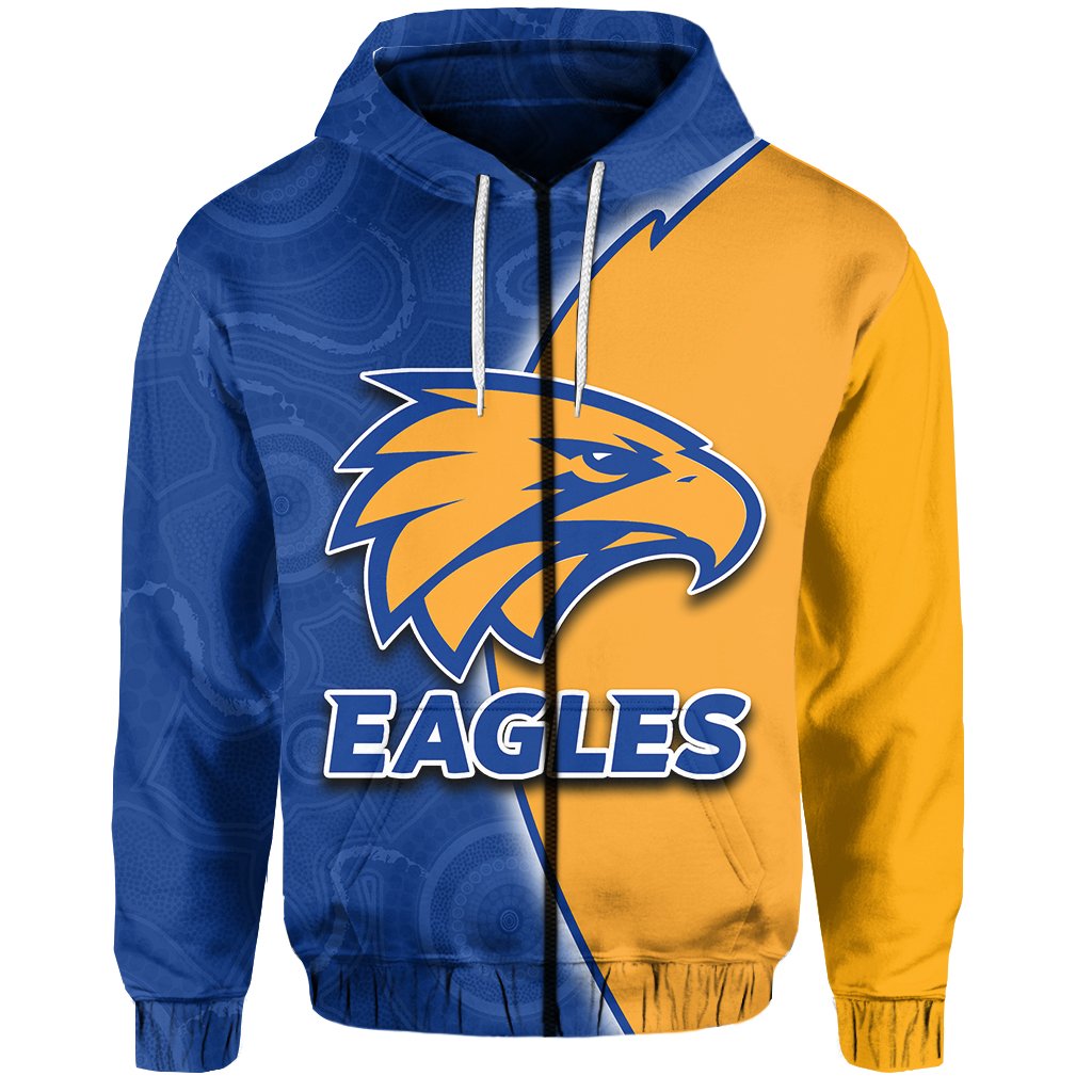 custom-personalised-west-coast-eagles-zip-hoodie-aboriginal-patterns-half-style