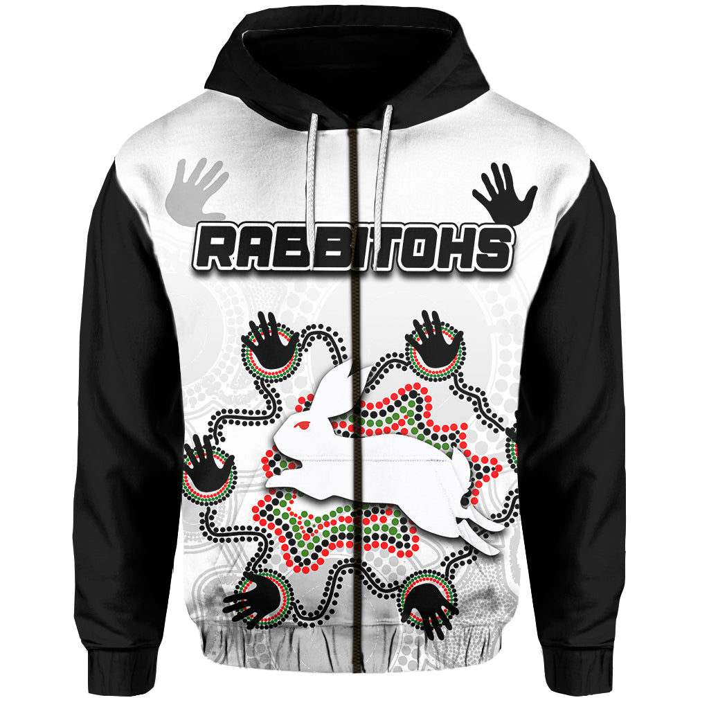 south-sydney-rabbitohs-zip-hoodie-aboriginal-hand