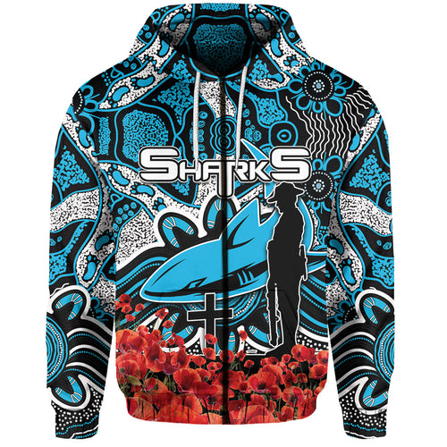 sharks-zip-hoodie-anzac-day-poppy-flowers-with-aboriginal