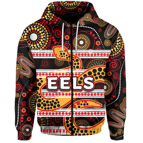 custom-personalisedparramatta-eels-zip-hoodie-aboriginal-tribal-style-black