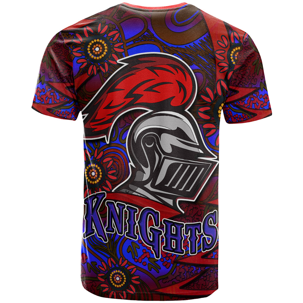 nrlw-knights-rugby-t-shirt-custom-knights-womens-rugby-league-aboriginal-style-player-and-number-woman-t-shirt